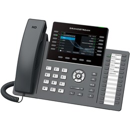Grandstream GRP-2636 HD, telefone IP HD de nível de operadora, 6 contas SIP, 12 linhas, WiFi, Bluetooth, 24 teclas