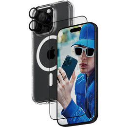 PanzerGlass® 3-in-1 Protection Schutzset für iPhone 16 Pro