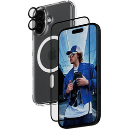 PanzerGlass® 3-in-1 Protection Set for iPhone 16