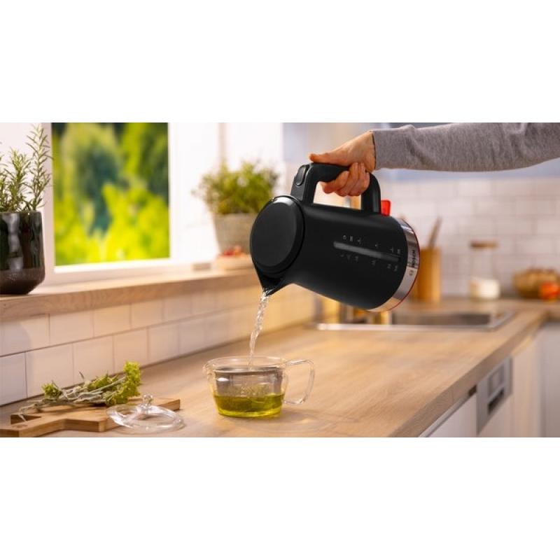 Bosch TWK4M223 tetera eléctrica 1,7 L 2400 W Negro
