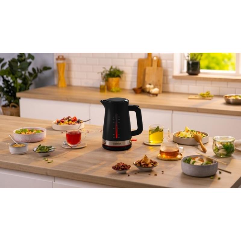 Bosch TWK4M223 tetera eléctrica 1,7 L 2400 W Negro