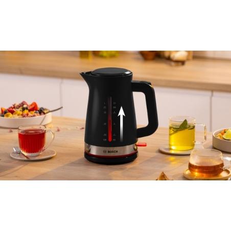 Bosch TWK4M223 tetera eléctrica 1,7 L 2400 W Negro