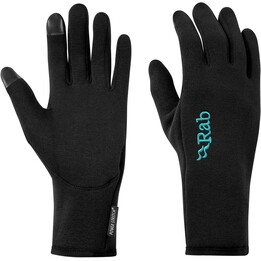 Power Stretch Kontakthandschuhe Damen-Schwarz-L RAB