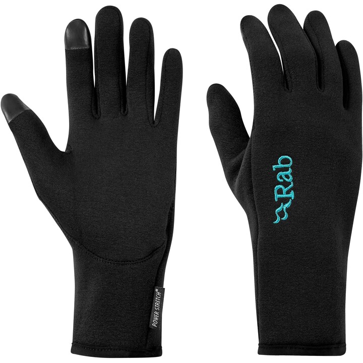 Power stretch contact gloves women-black-l RAB