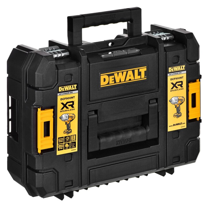 DeWALT DCF900NT-XJ, Clé à chocs 18V XR à couple élevé, corps seul dans la mallette, jaune