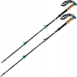 Volven Adventure Poles carbon-blue