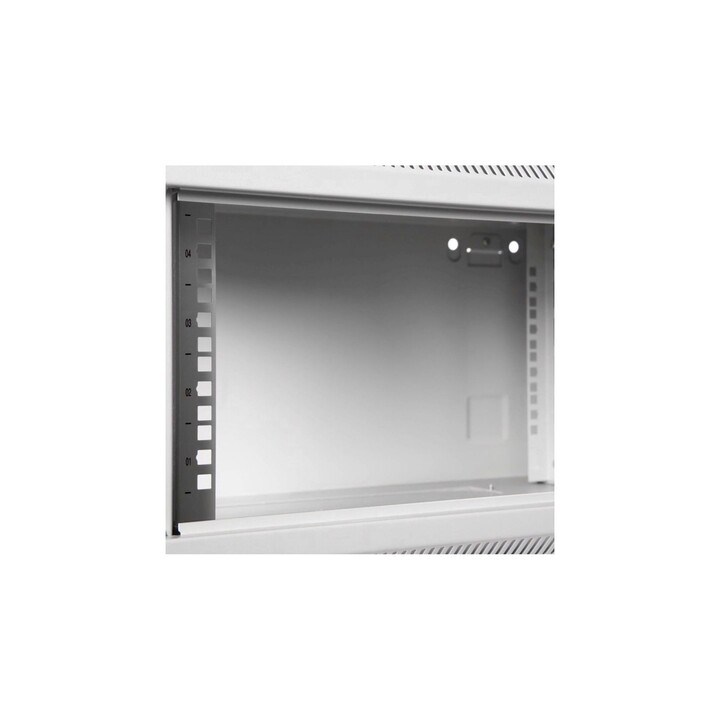 Digitus DN-W19 04U/450 Rack 4U Wandmontiertes Regal Hellgrau