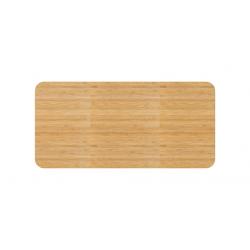 Teka 115890015 tabla de cocina para cortar Rectangular Bamboo Marrón