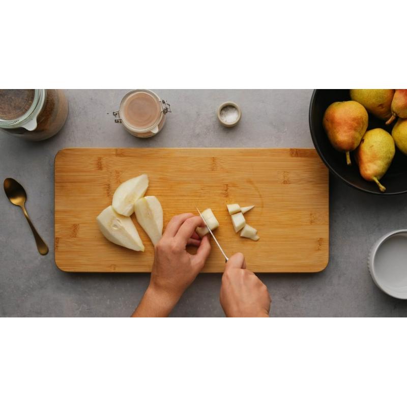 Teka 115890015 tabla de cocina para cortar Rectangular Bamboo Marrón