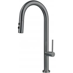 Kitchen faucet with pull-out spout - 2 types of spray