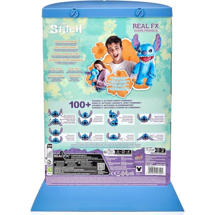 Interactive mascot Wow! Stuff Disney Real FX Stitch Puppet (DIS-1022-01)