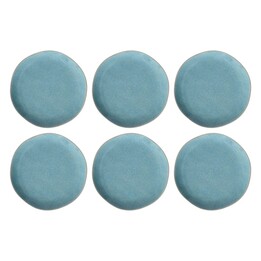 ROSE&TULIPANI CONCERTO FUSE AZZURRO Set of 6 dinner plates 27 cm
