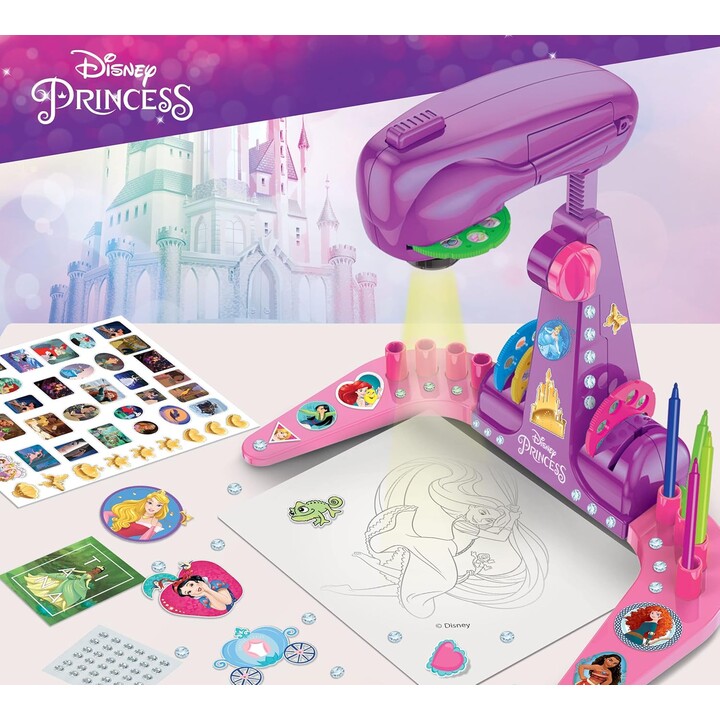 Lisciani Giochi 92956 Princess Projector Drawing School, Multi-Colour, Ys/m