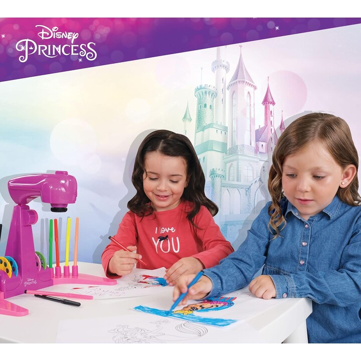 Lisciani Giochi 92956 Princess Projector Drawing School, Multi-Colour, Ys/m