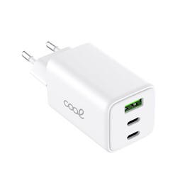 COOL Ultra Fast PD Port x3 wall charger 65W GaN white