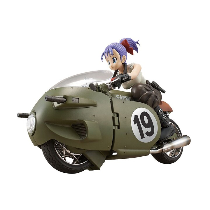 Estatueta de colecionador BANDAI Dragon Ball Rise Mechanics Bulma S No.19 Motorcycle