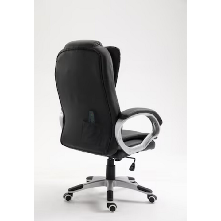 Activejet Sillón de oficina con masaje, calefactable YK7304 negro