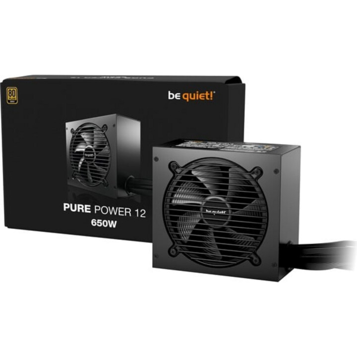 Be Quiet ¡Fuente de alimentación! Potencia pura 12 650W