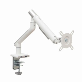 Desktop stand for LED/LCD monitor 17-32" ART L-19GD gas assist 2-9 kg 2x USB 3.0 White