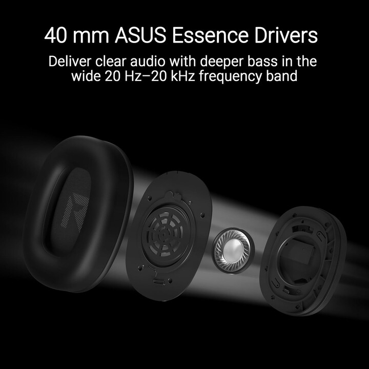 Asus Tuf Gaming H1 Gen Ii Kopfhörer mit Kabel und Stirnband, Spiel, USB, Typ A, Schwarz