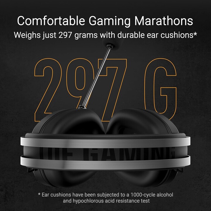 Asus Tuf Gaming H1 Gen Ii Kopfhörer mit Kabel und Stirnband, Spiel, USB, Typ A, Schwarz