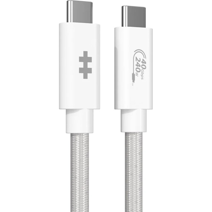 Hyper HyperDrive Next USB4 Type-C Performance Cable 1.2m White