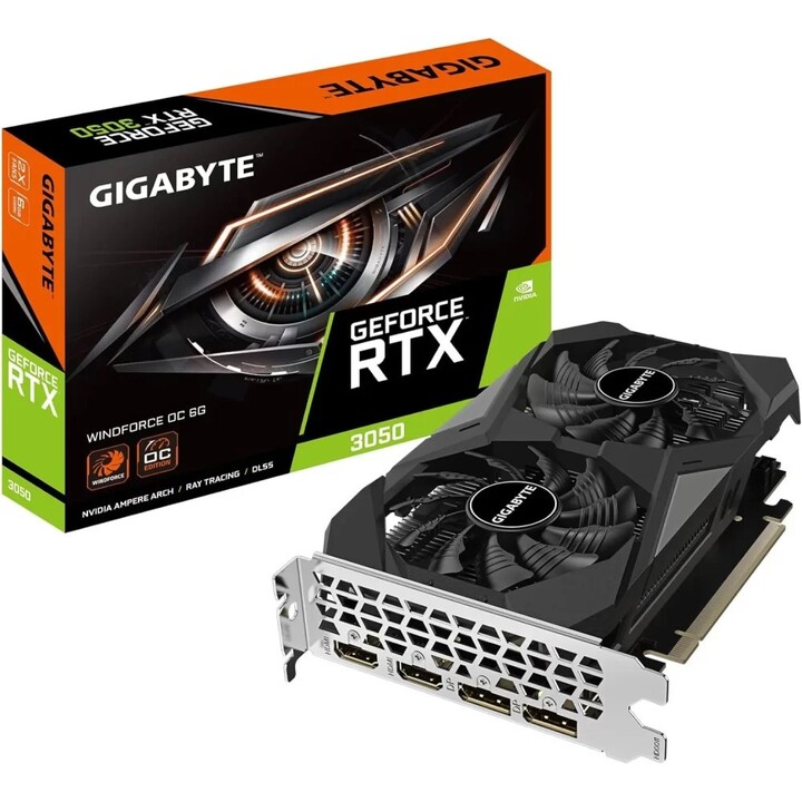 Tarjeta gráfica Gigabyte GeForce RTX 3050 WINDFORCE OC 6GB