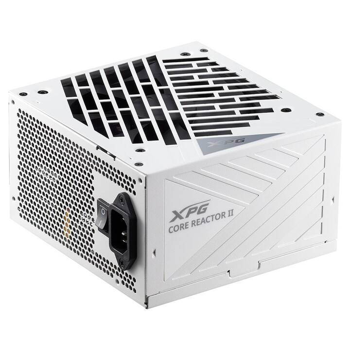 Fonte de alimentação XPG COREREACTOR II 850W 20+4 pinos ATX ATX Branco