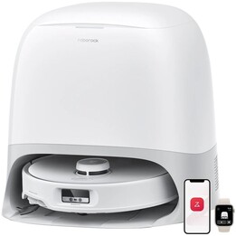 Robot Aspirador Roborock Qrevo Curv blanco
