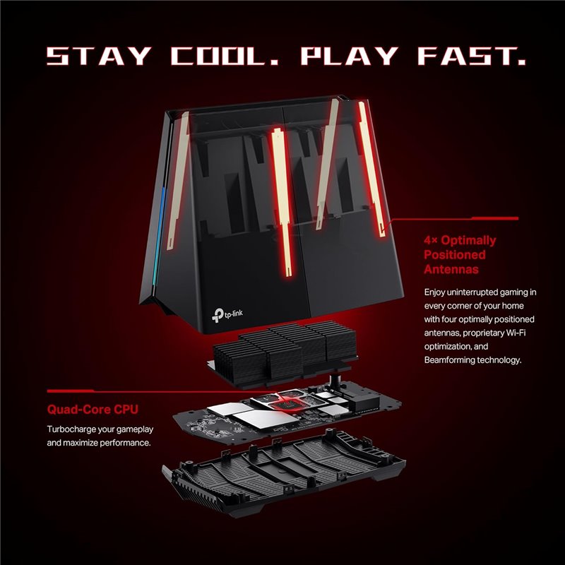 Axe5400 tri-band wifi 6e gmg router