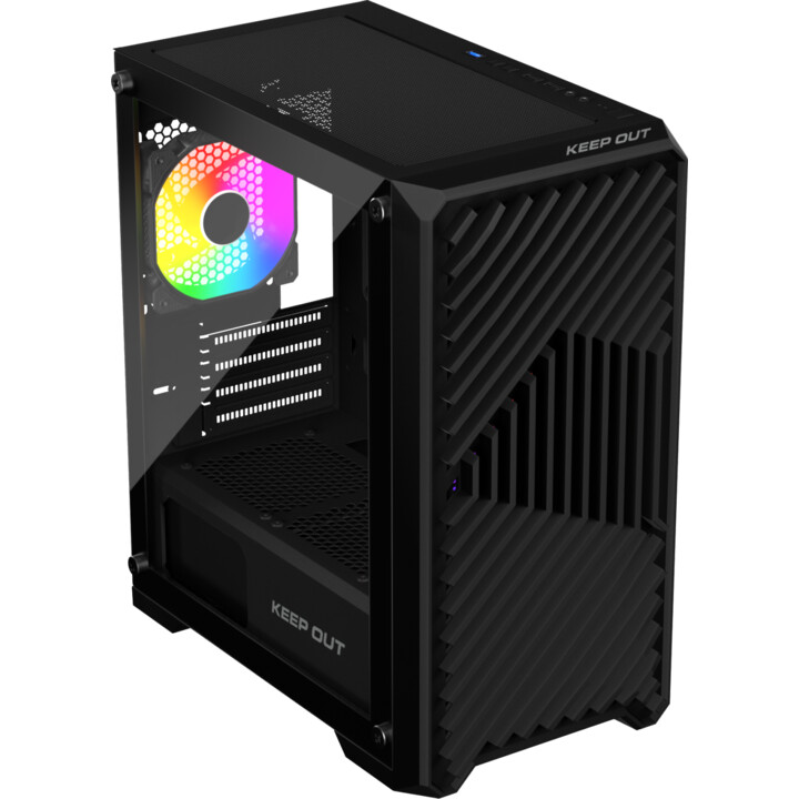 KEEP OUT XC-220 GLASS Micro-ATX PC case black