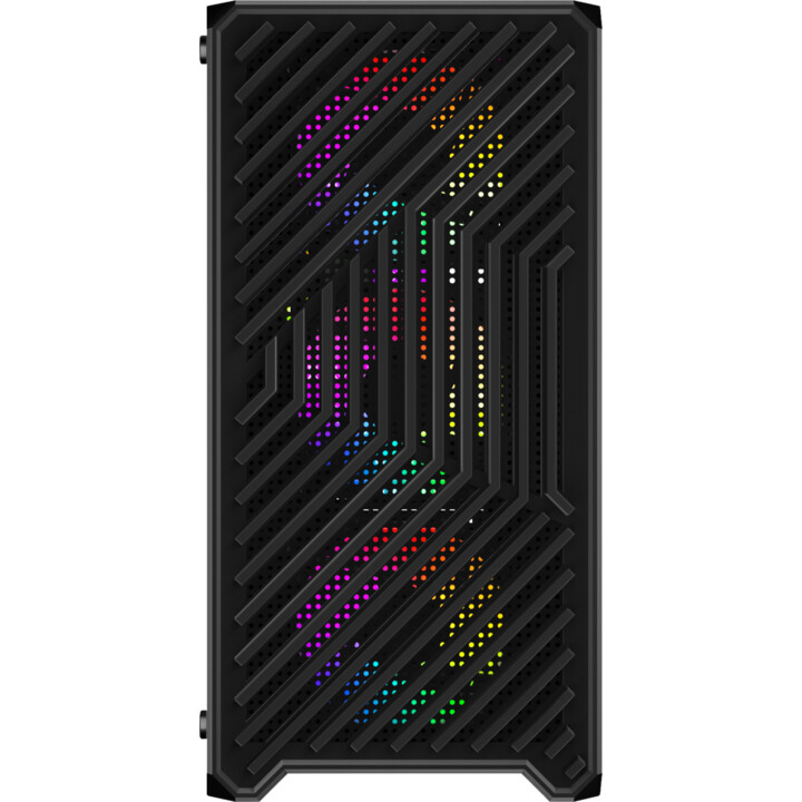 KEEP OUT XC-220 GLASS Micro-ATX-PC-Gehäuse schwarz