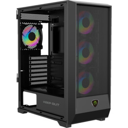 KEEP OUT XC-501 MESH boîtier PC ATX mesh ARGB noir