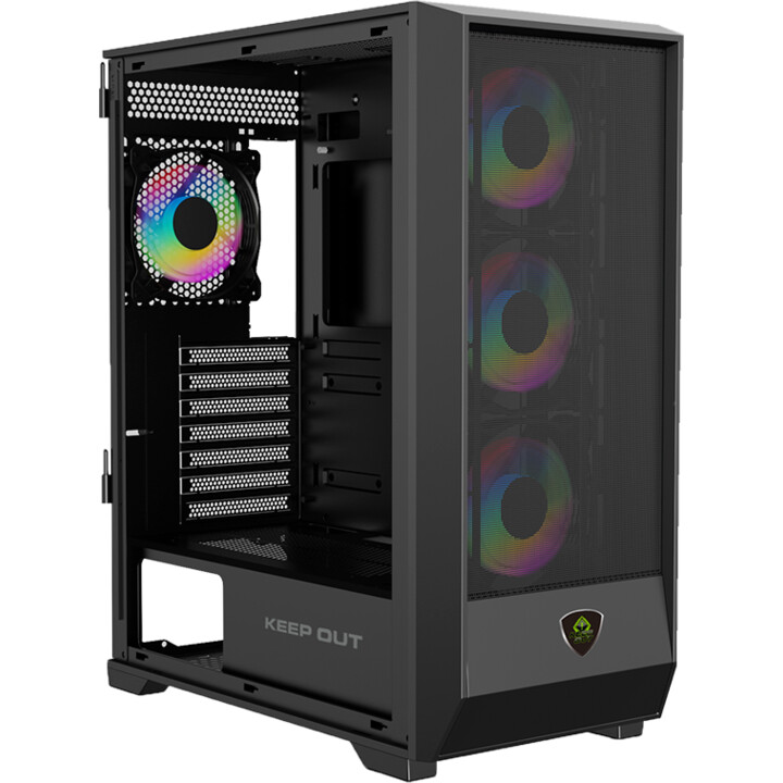 KEEP OUT XC-501 MESH caixa PC ATX mesh ARGB preta