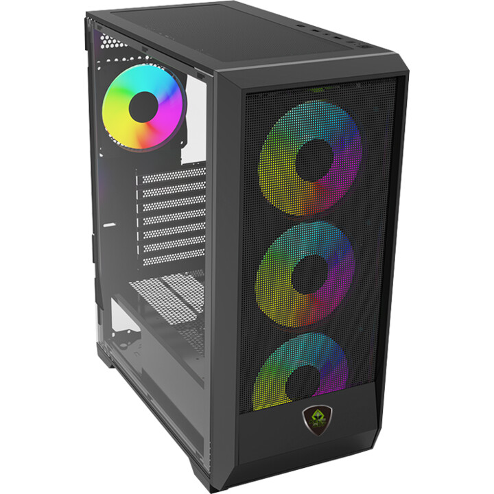 KEEP OUT XC-501 MESH boîtier PC ATX mesh ARGB noir