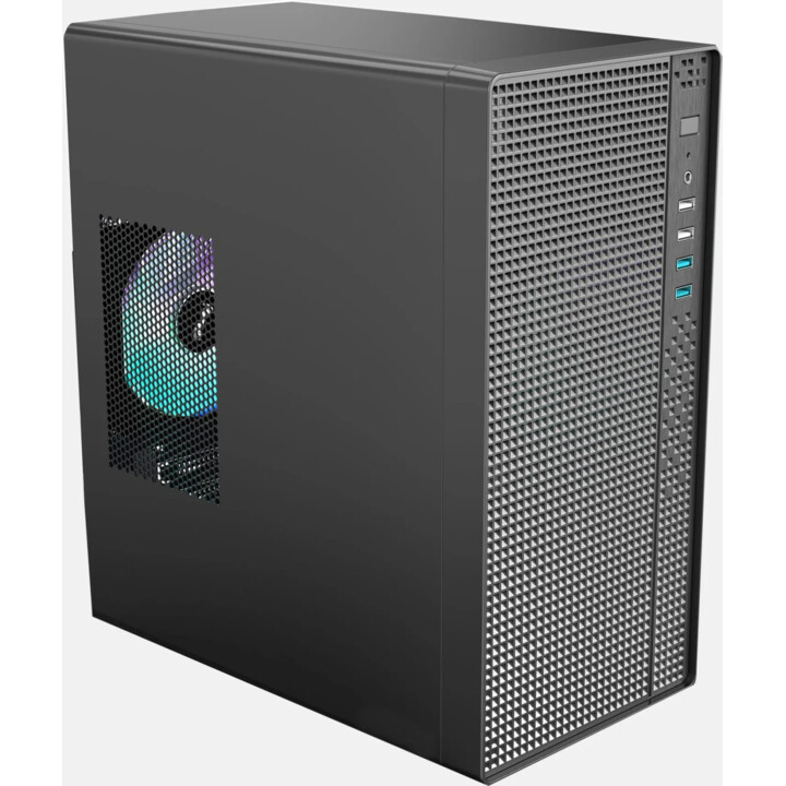 APPROX APPC-901F caixa PC Micro ATX com fonte 500W preta