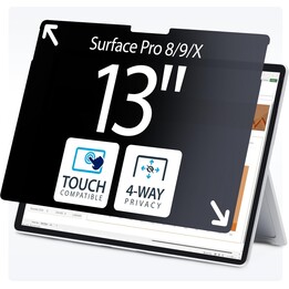 StarTech.com Filtro privacy a 4 posizioni per Surface Pro 8/9/X/11 Laptop da 13", modalità verticale/orizzontale, abilitato