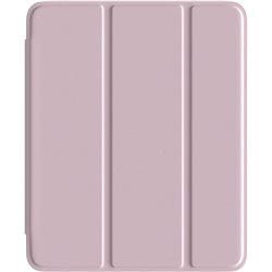 Capa para tablet em couro Devia com caneta oca rosa claro para ipad de 10,9" (10ª geração)