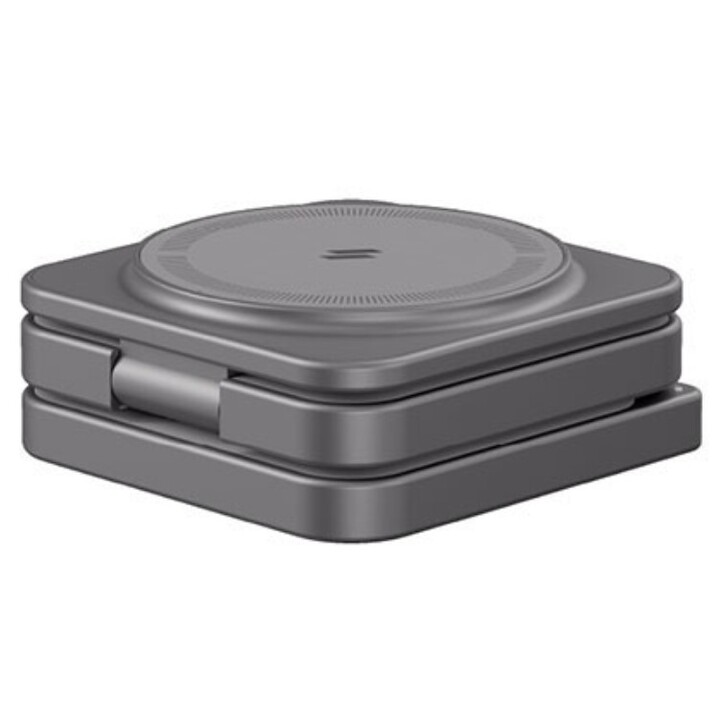 Base de carga adam 3 en 1 mag3 pro qi2 wireless grey