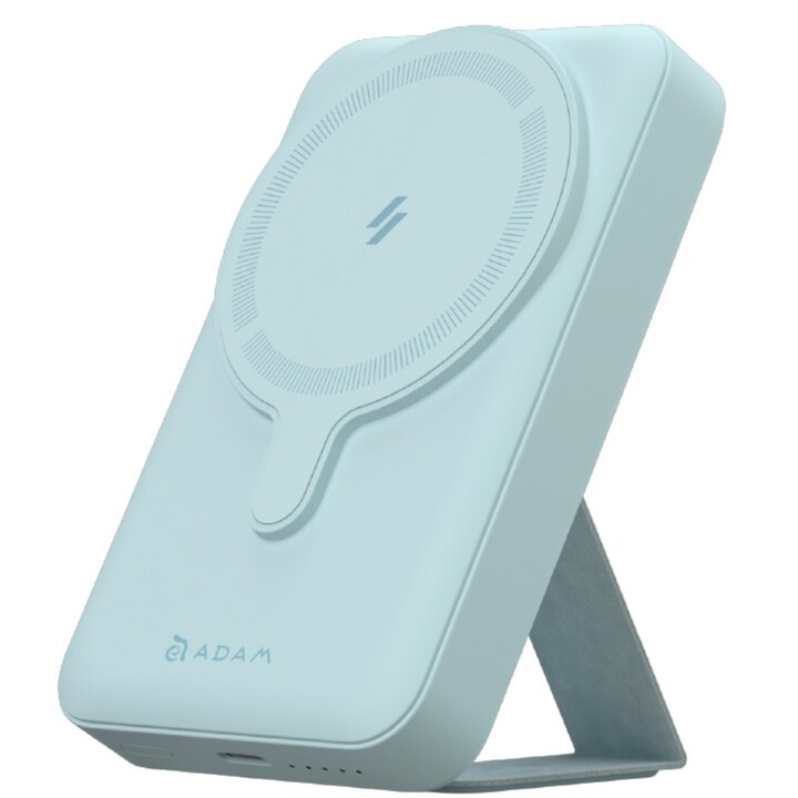 Batteria esterna Adam magnetica Gravity CS10 10.000mAh con base blu