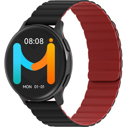 Imiki KW66 Pro Black + Red Magnetic Strap
