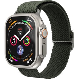 Vonmählen Pulsera Woven Loop Apple Watch 42/44/45/49 mm Oliva