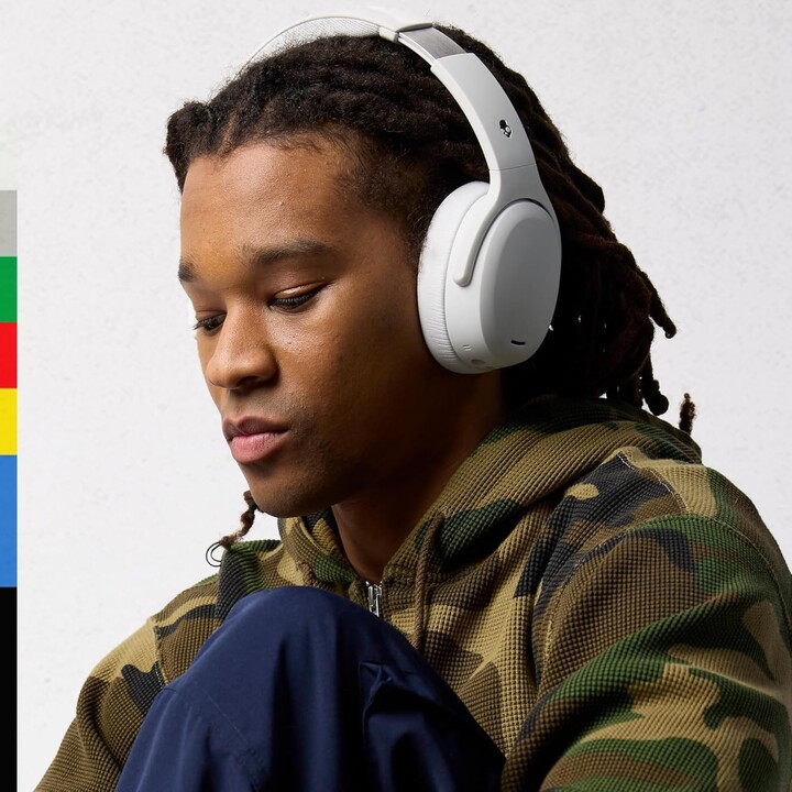 Skullcandy Crusher ANC 2 Headphones Wireless and Wired Headband Calls/Music USB Type C Bluetooth Gray