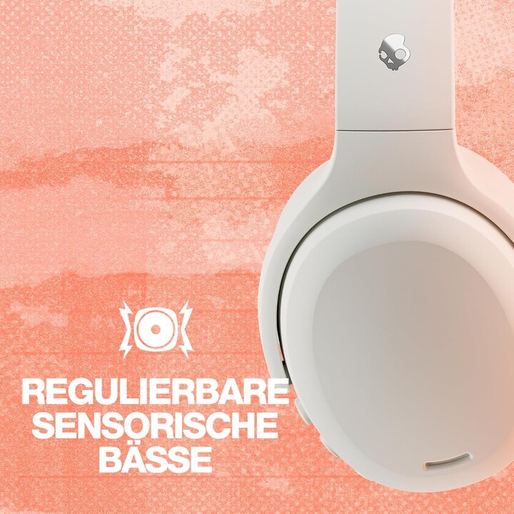 Skullcandy Crusher ANC 2 Headphones Wireless and Wired Headband Calls/Music USB Type C Bluetooth Gray
