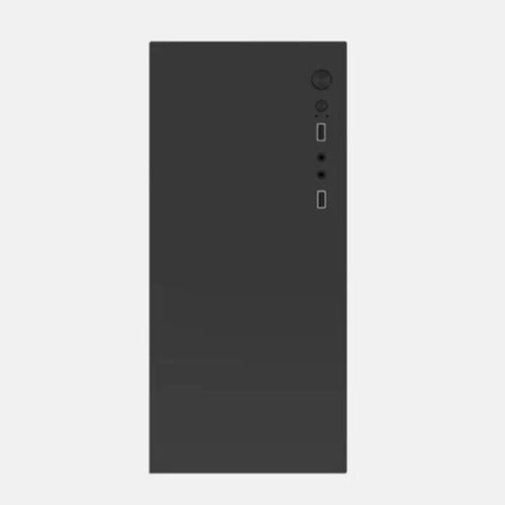 Caixa para pc Micro-ATX aproximadamente appc-205f com fonte de alimentação preta usb3.0 de 500w