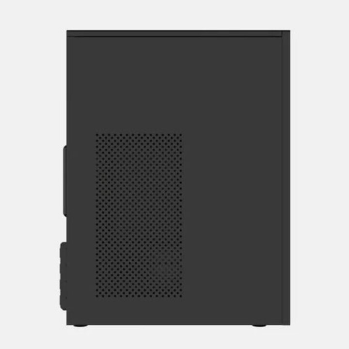 Caixa para pc Micro-ATX aproximadamente appc-205f com fonte de alimentação preta usb3.0 de 500w