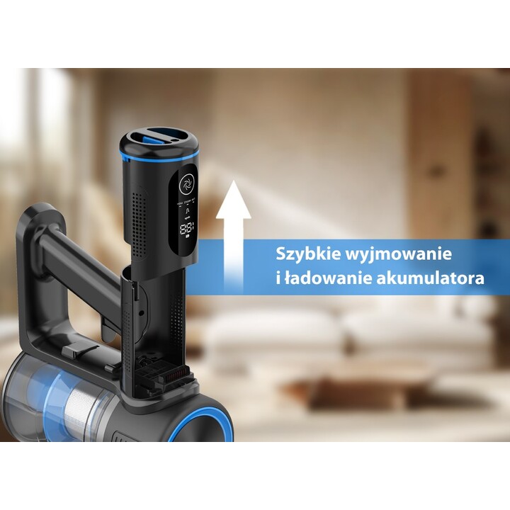 Aspirateur vertical Blaupunkt 25.2V VCH801