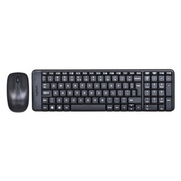 Tastiera RF wireless QWERTY EER internazionale Logitech MK220 Nera