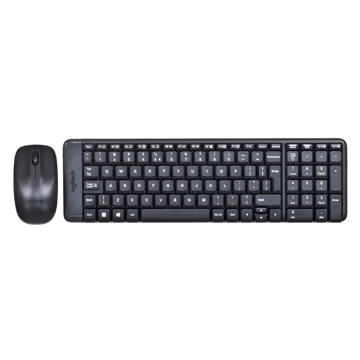 Logitech MK220 teclado RF inalámbrico QWERTY EER internacional Negro
