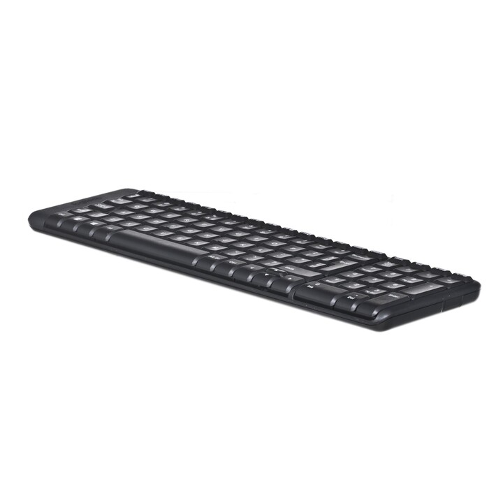 Logitech MK220 international QWERTY EER wireless RF keyboard Black